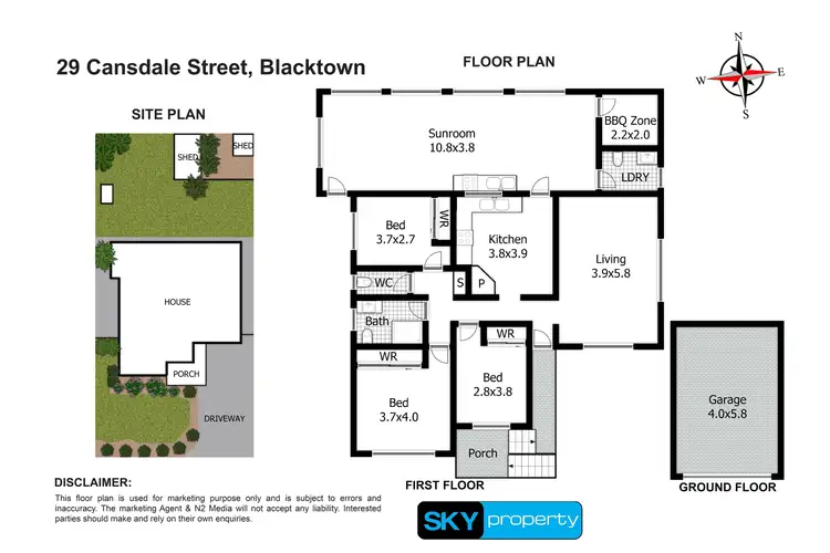 Floorplan of Homely house listing, 29 Cansdale Street, Blacktown NSW 2148