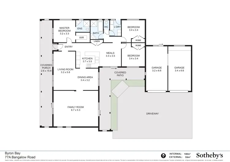 Floorplan of Homely house listing, 77A Bangalow Road, Byron Bay NSW 2481