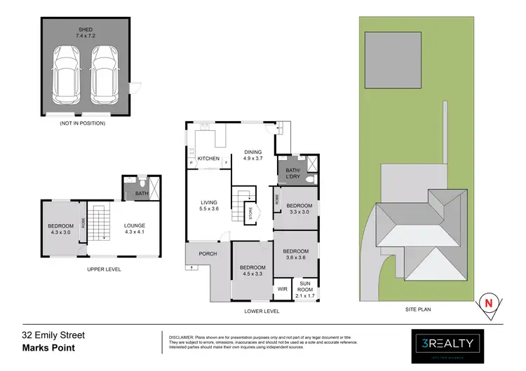 Floorplan of Homely house listing, 32 Emily Street, Marks Point NSW 2280