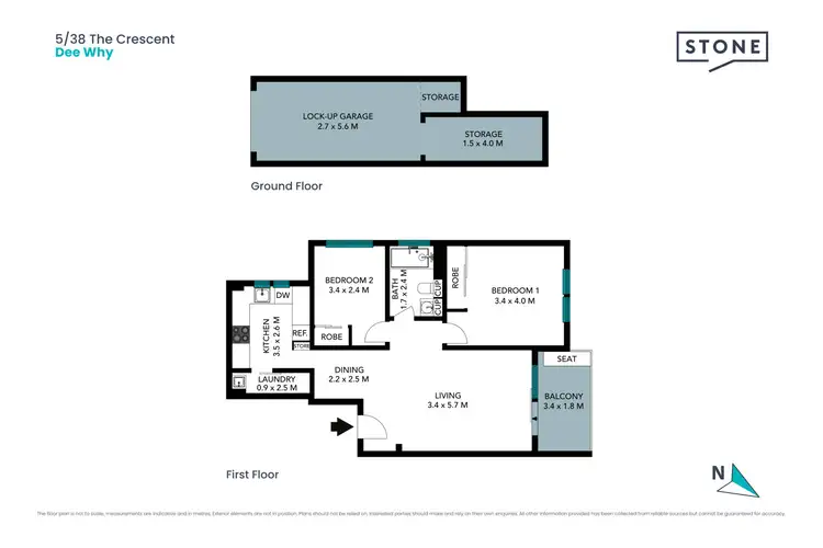 Floorplan of Homely apartment listing, 5/38 The Crescent, Dee Why NSW 2099