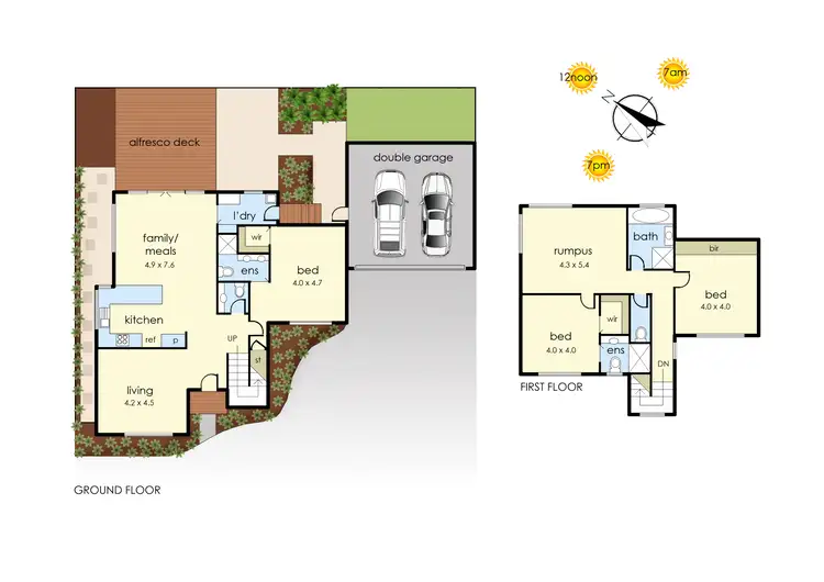 Floorplan of Homely townhouse listing, 3/31 Culcairn Drive, Frankston South VIC 3199