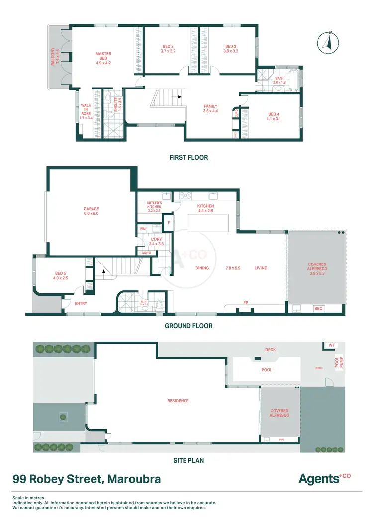 Floorplan of Homely house listing, 99 Robey Street, Maroubra NSW 2035