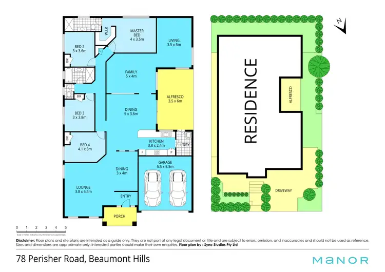 Floorplan of Homely house listing, 78 Perisher Road, Beaumont Hills NSW 2155