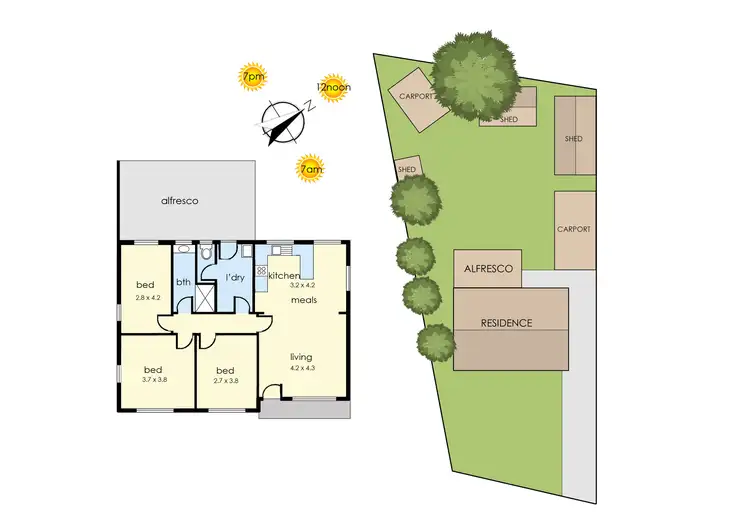 Floorplan of Homely house listing, 10 Stricta Court, Frankston North VIC 3200