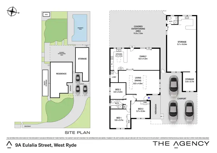 Floorplan of Homely house listing, 9A Eulalia Street, West Ryde NSW 2114