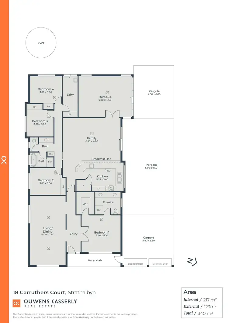 Floorplan of Homely house listing, 18 Carruthers Court, Strathalbyn SA 5255