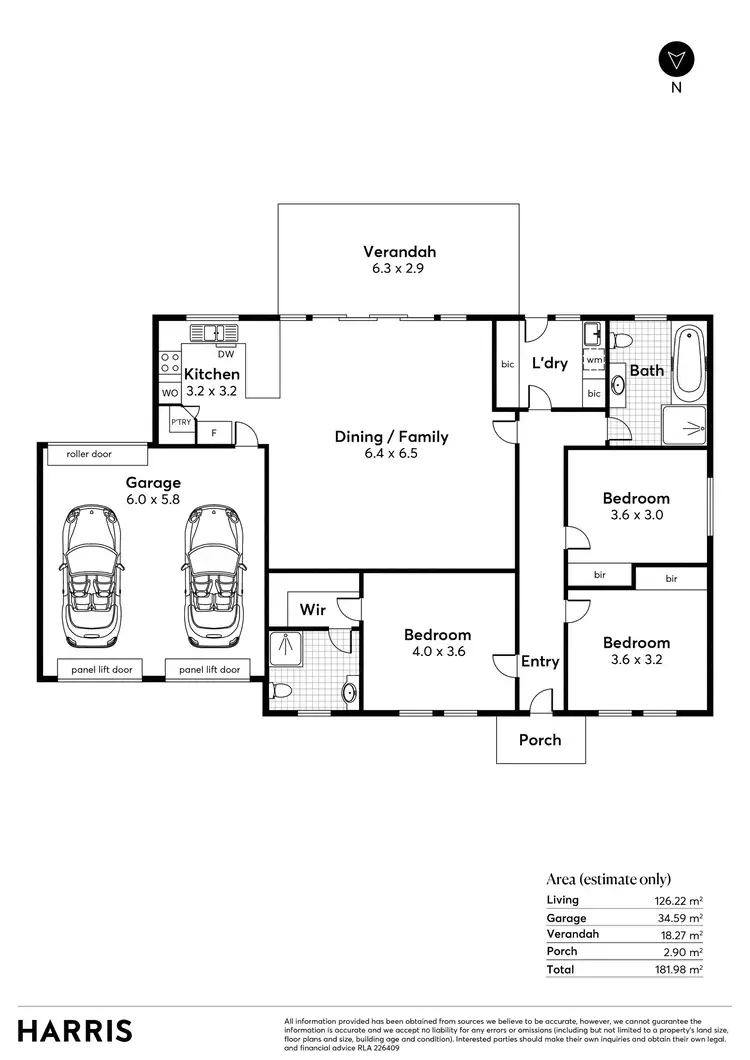Floorplan of Homely house listing, 2B Horwood Avenue, Rostrevor SA 5073