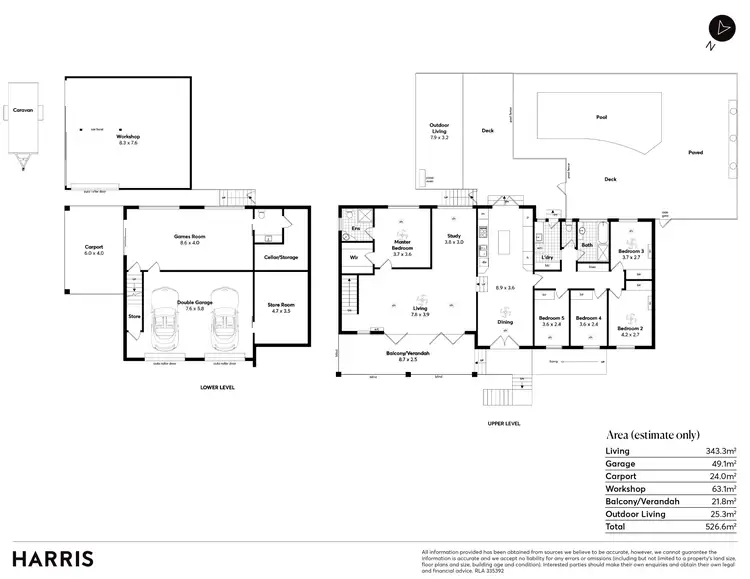 Floorplan of Homely house listing, 1 Gordon Avenue, Belair SA 5052