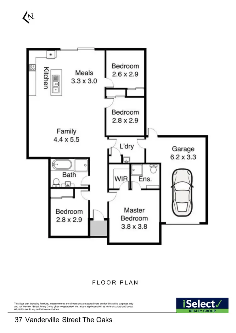 Floorplan of Homely house listing, 37 Vanderville Street, The Oaks NSW 2570