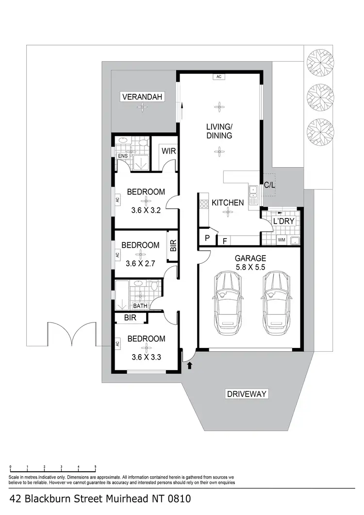 Floorplan of Homely house listing, 42 Blackburn Street, Muirhead NT 810