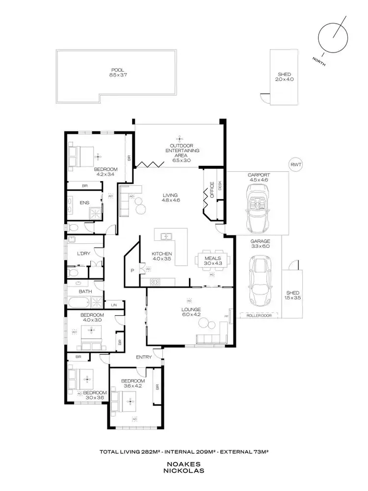 Floorplan of Homely house listing, 18 Coppin Street, Glengowrie SA 5044
