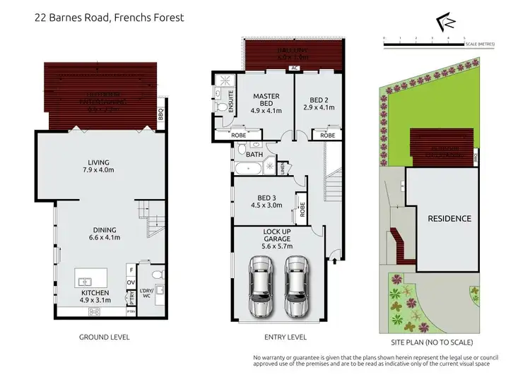 Floorplan of Homely house listing, 22 Barnes Road, Frenchs Forest NSW 2086