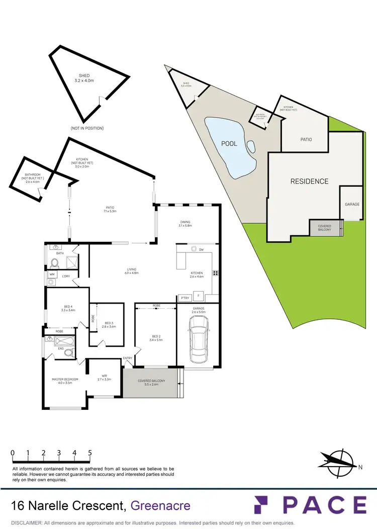 Floorplan of Homely house listing, 16 Narelle Crescent, Greenacre NSW 2190