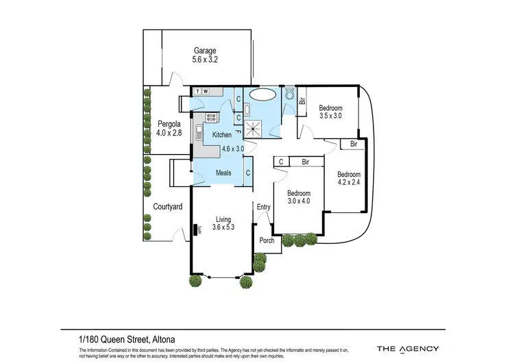 Floorplan of Homely unit listing, 1/180 Queen Street, Altona VIC 3018