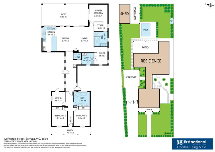 Floorplan of Homely house listing, 42 Francis Street, Echuca VIC 3564
