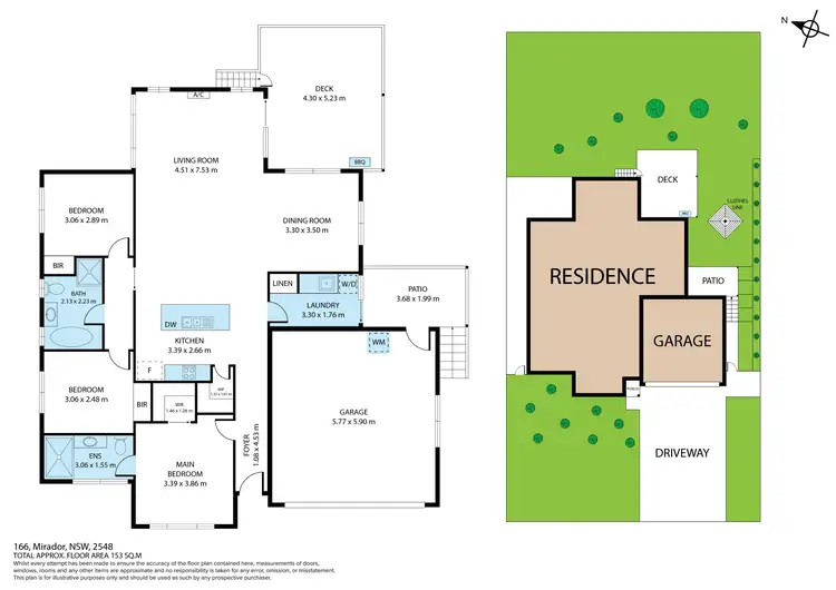 Floorplan of Homely house listing, 166 Mirador Drive, Mirador NSW 2548