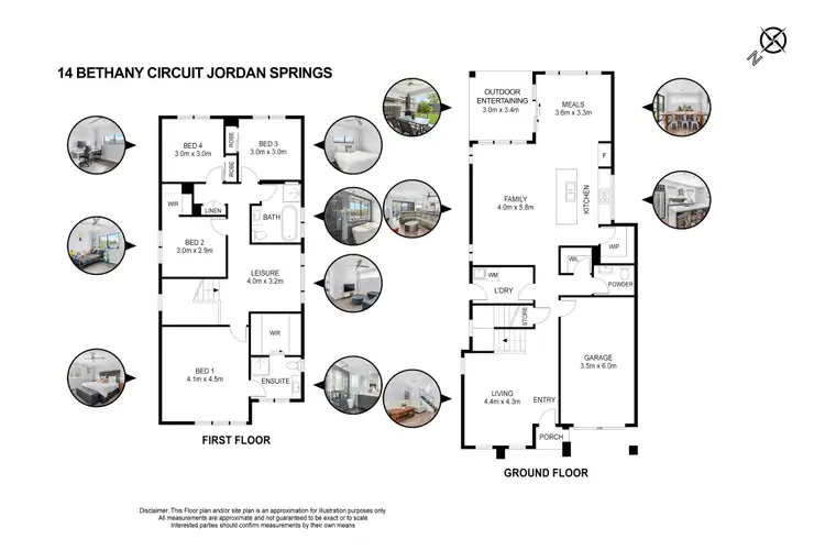 Floorplan of Homely house listing, 14 Bethany Circuit, Jordan Springs NSW 2747