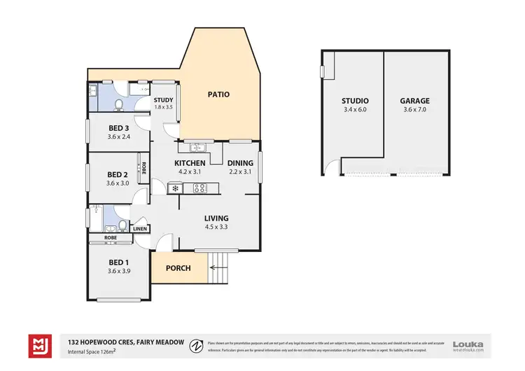 Floorplan of Homely house listing, 132 Hopewood Crescent, Fairy Meadow NSW 2519