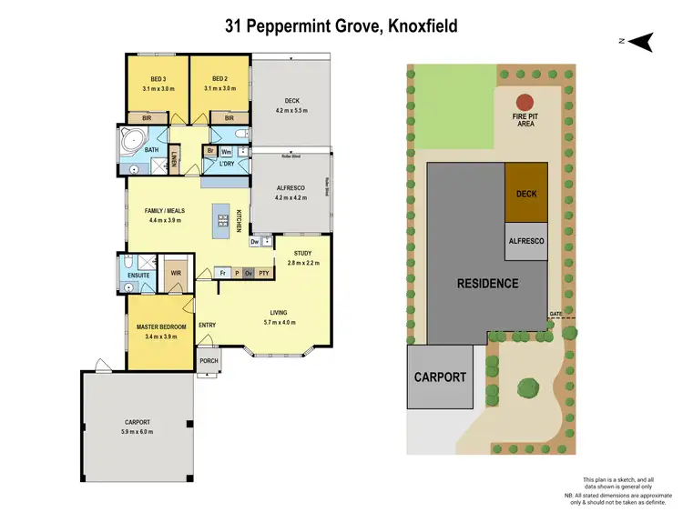 Floorplan of Homely house listing, 31 Peppermint Grove, Knoxfield VIC 3180