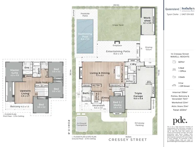 Floorplan of Homely house listing, 14 Cressey Street, Wavell Heights QLD 4012