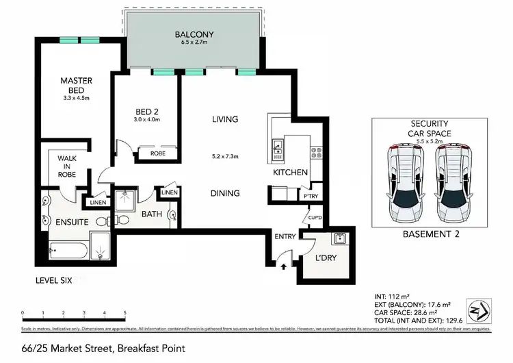 Floorplan of Homely apartment listing, 66/25 Market Street, Breakfast Point NSW 2137