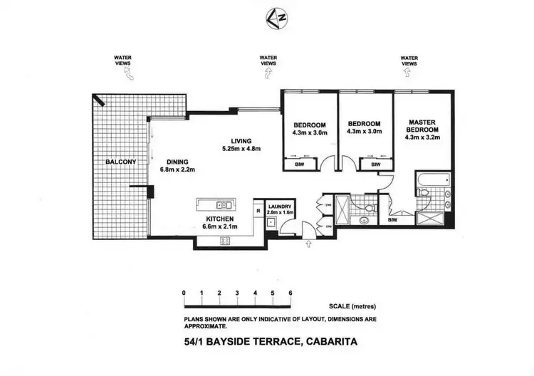 Floorplan of Homely apartment listing, 54/1 Bayside Terrace, Cabarita NSW 2137