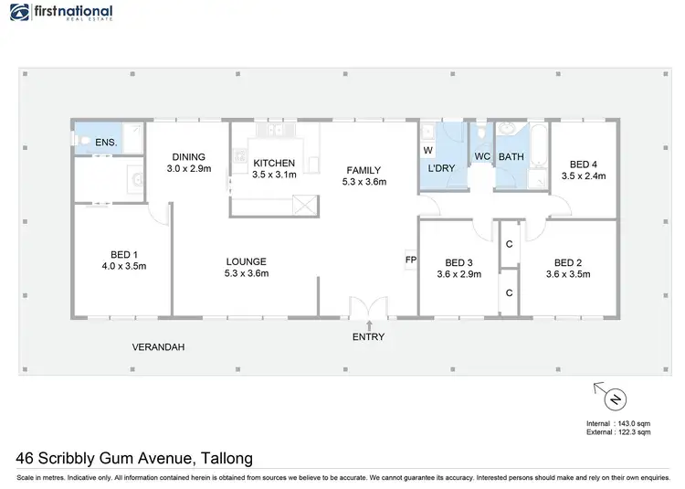 Floorplan of Homely house listing, 46 Scribbly Gum Avenue, Tallong NSW 2579