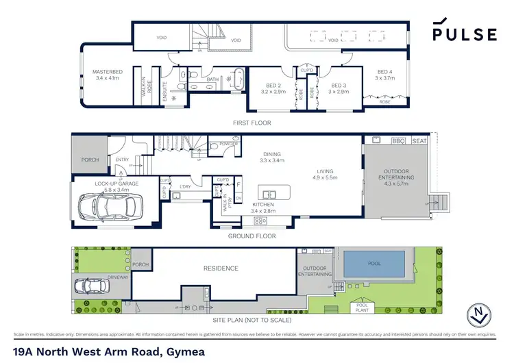 Floorplan of Homely semi-detached listing, 19a North West Arm Road, Gymea NSW 2227