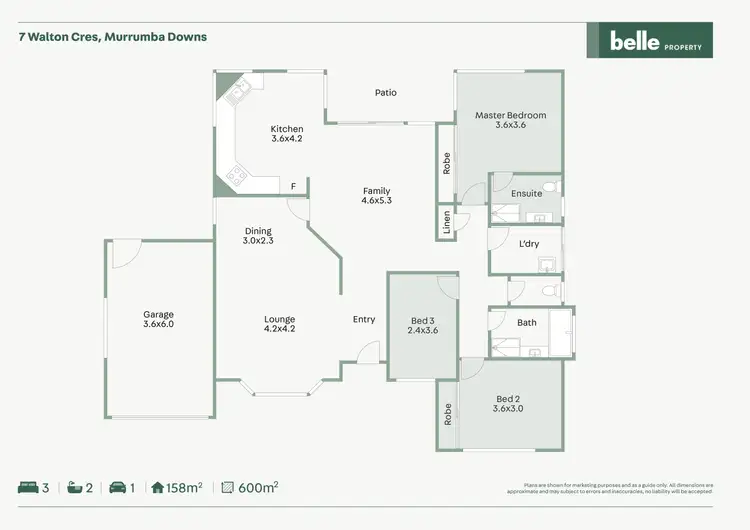 Floorplan of Homely house listing, 7 Walton Crescent, Murrumba Downs QLD 4503