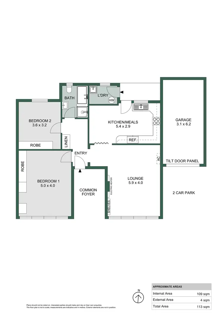 Floorplan of Homely unit listing, 4/1 Raymond Grove, Glenelg SA 5045