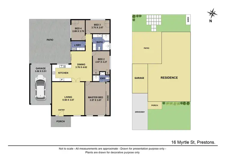Floorplan of Homely house listing, 16 Myrtle Street, Prestons NSW 2170