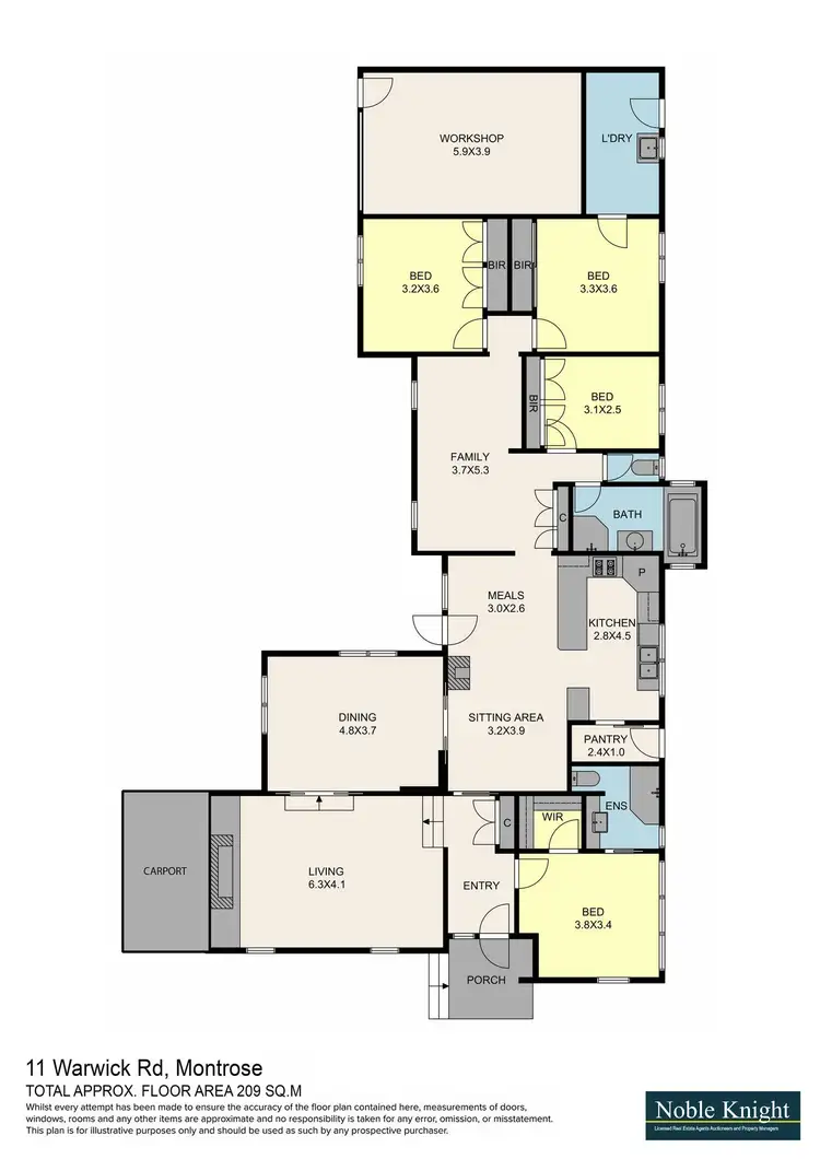 Floorplan of Homely house listing, 1/11 Warwick Road, Montrose VIC 3765