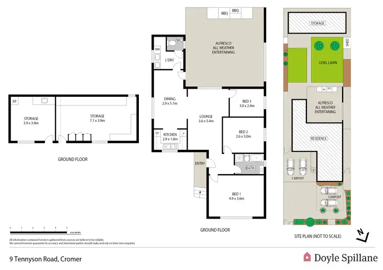 Floorplan of Homely house listing, 9 Tennyson Road, Cromer NSW 2099