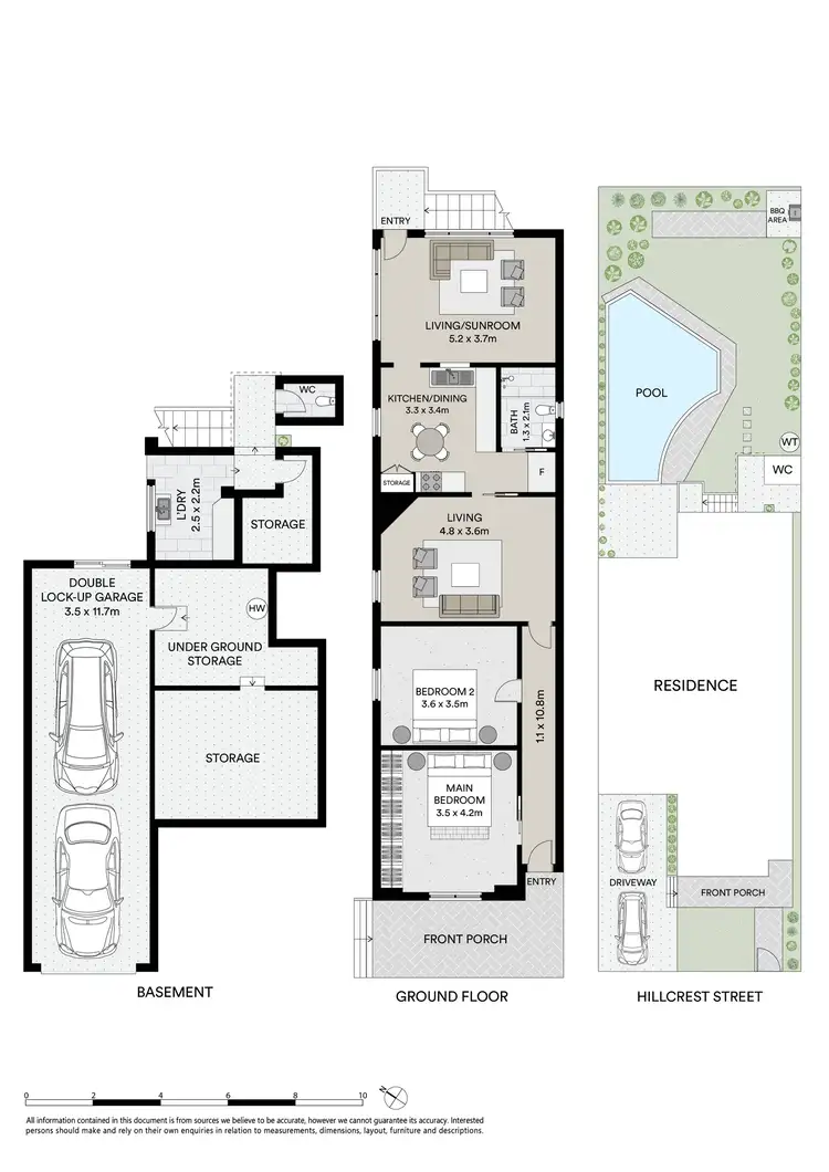 Floorplan of Homely house listing, 27 Hillcrest Street, Tempe NSW 2044
