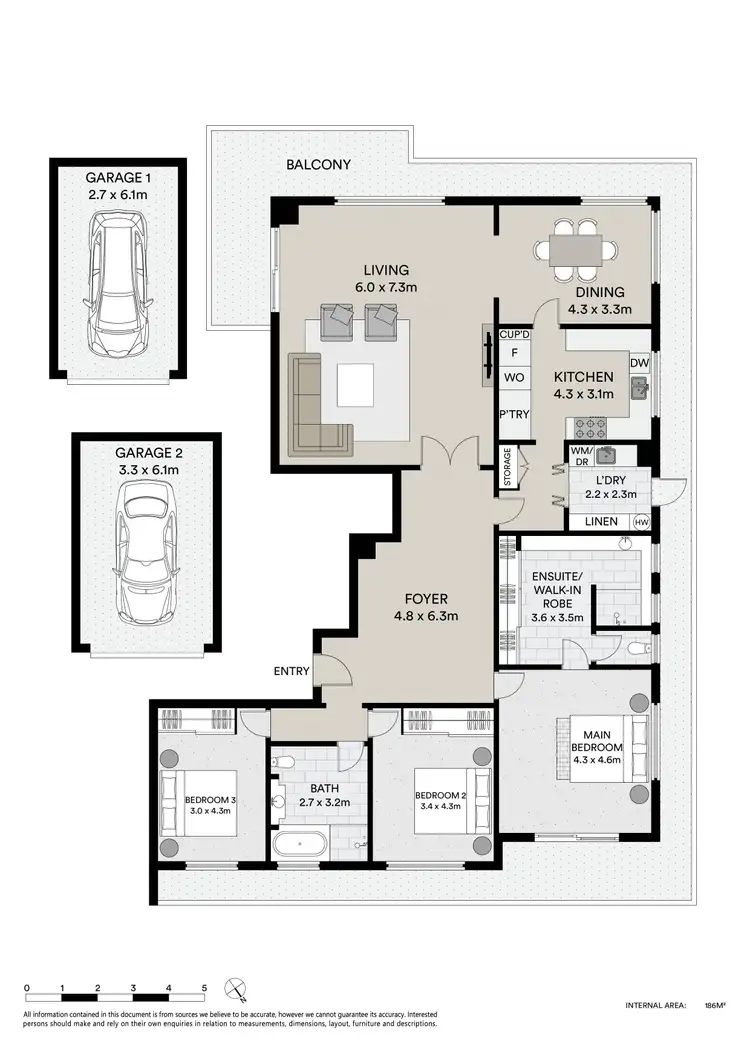Floorplan of Homely apartment listing, 7/24 Birkley Road, Manly NSW 2095