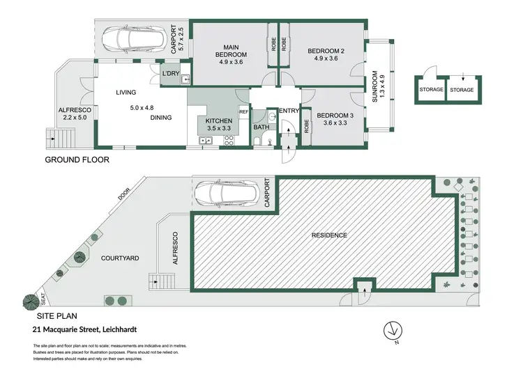 Floorplan of Homely house listing, 21 Macquarie Street, Leichhardt NSW 2040