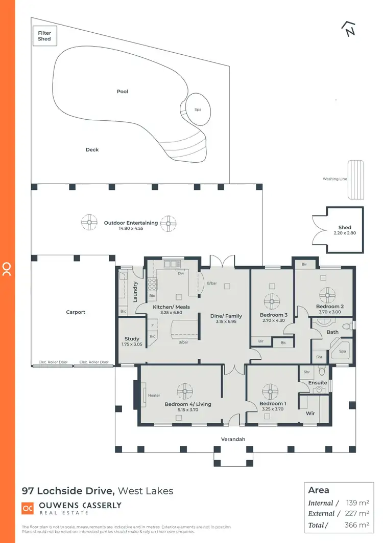 Floorplan of Homely house listing, 97 Lochside Drive, West Lakes SA 5021