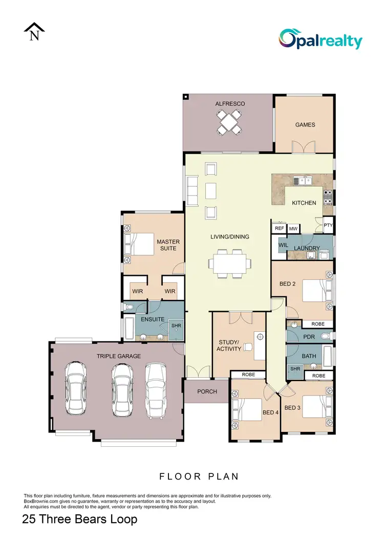 Floorplan of Homely house listing, 25 Three Bears Loop, Secret Harbour WA 6173