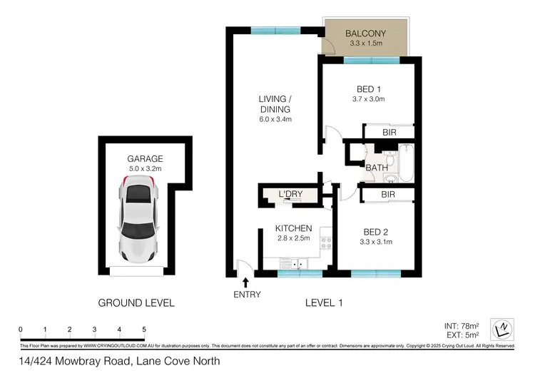 Floorplan of Homely unit listing, 14/424-426 Mowbray Road West, Lane Cove North NSW 2066
