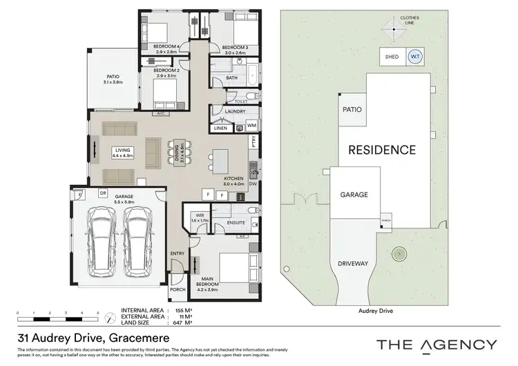 Floorplan of Homely house listing, 31 Audrey Drive, Gracemere QLD 4702