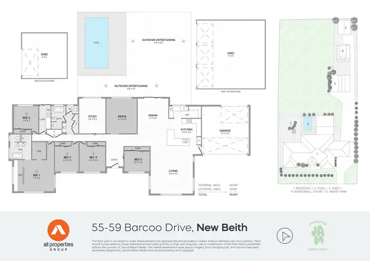 Floorplan of Homely house listing, 55-59 Barcoo Drive, New Beith QLD 4124