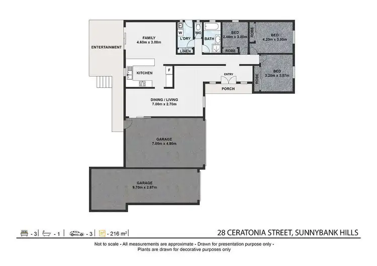 Floorplan of Homely house listing, 28 Ceratonia Street, Sunnybank Hills QLD 4109
