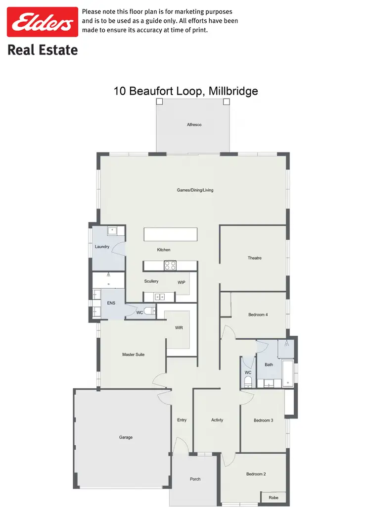 Floorplan of Homely house listing, 10 Beaufort Loop, Millbridge WA 6232