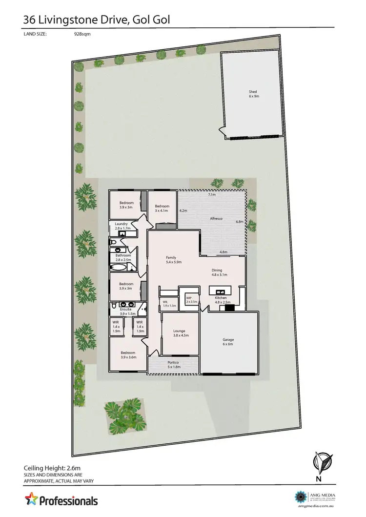Floorplan of Homely house listing, 36 Livingstone Drive, Gol Gol NSW 2738