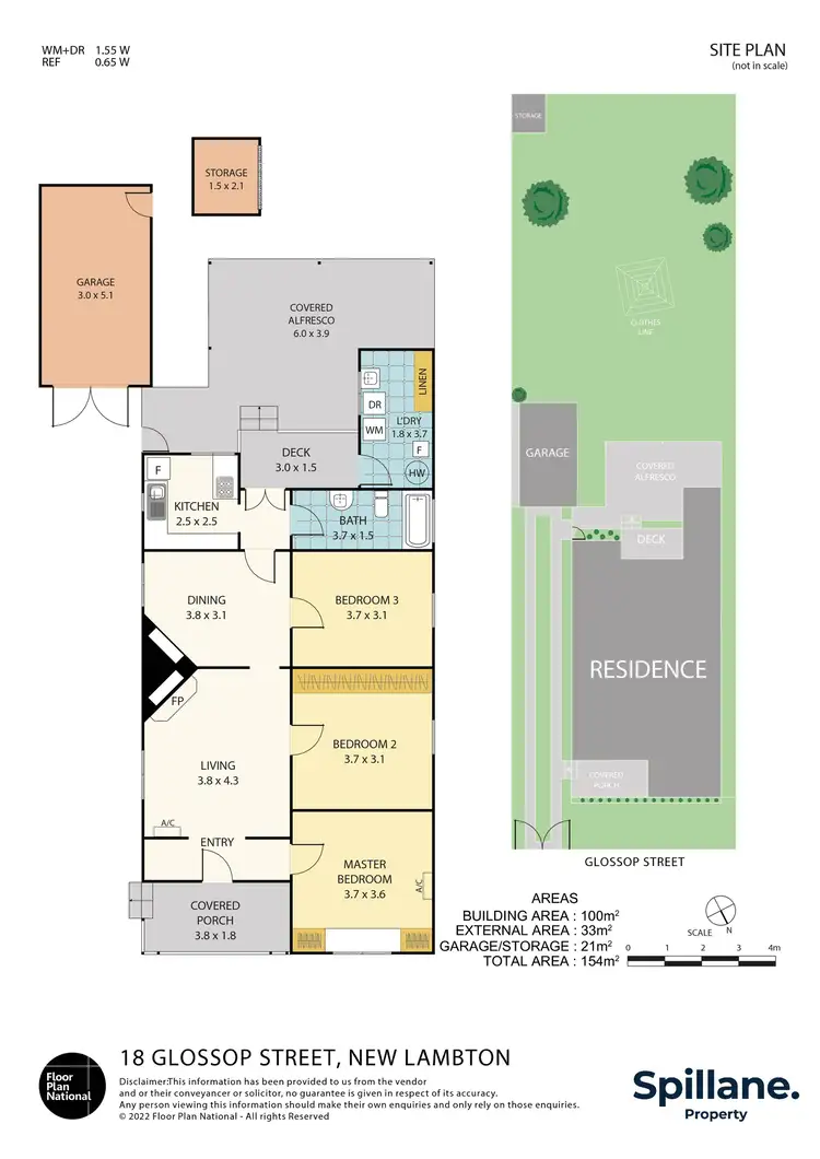 Floorplan of Homely house listing, 18 Glossop Street, New Lambton NSW 2305