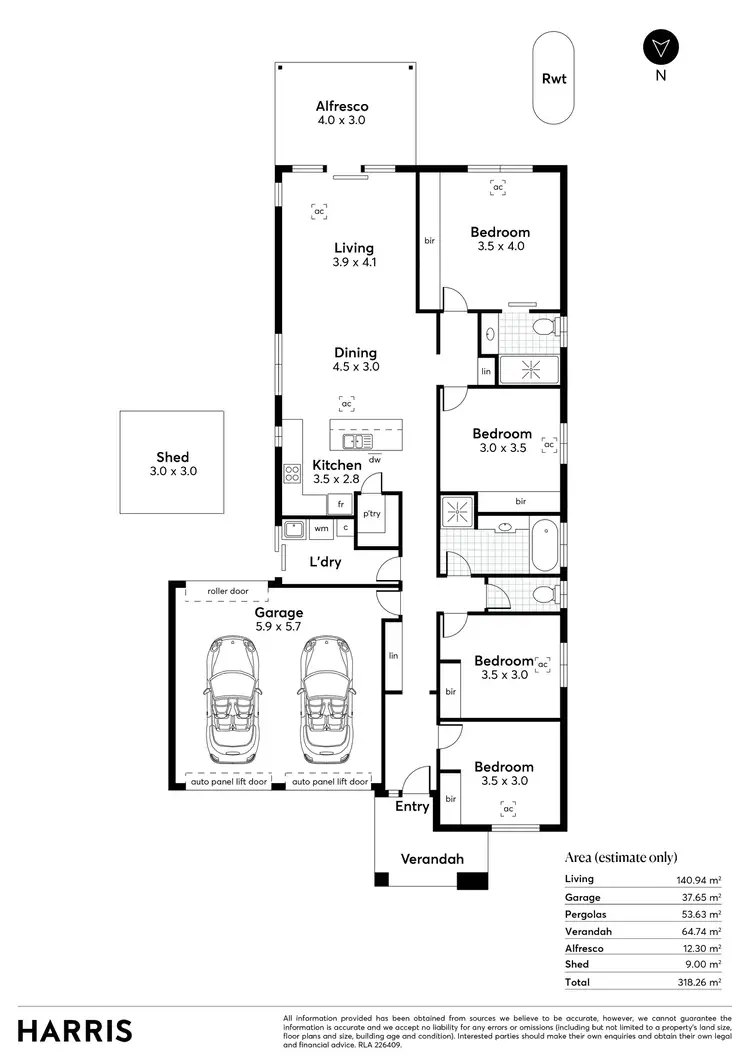 Floorplan of Homely house listing, 37 Red Gum Crescent, Mount Barker SA 5251