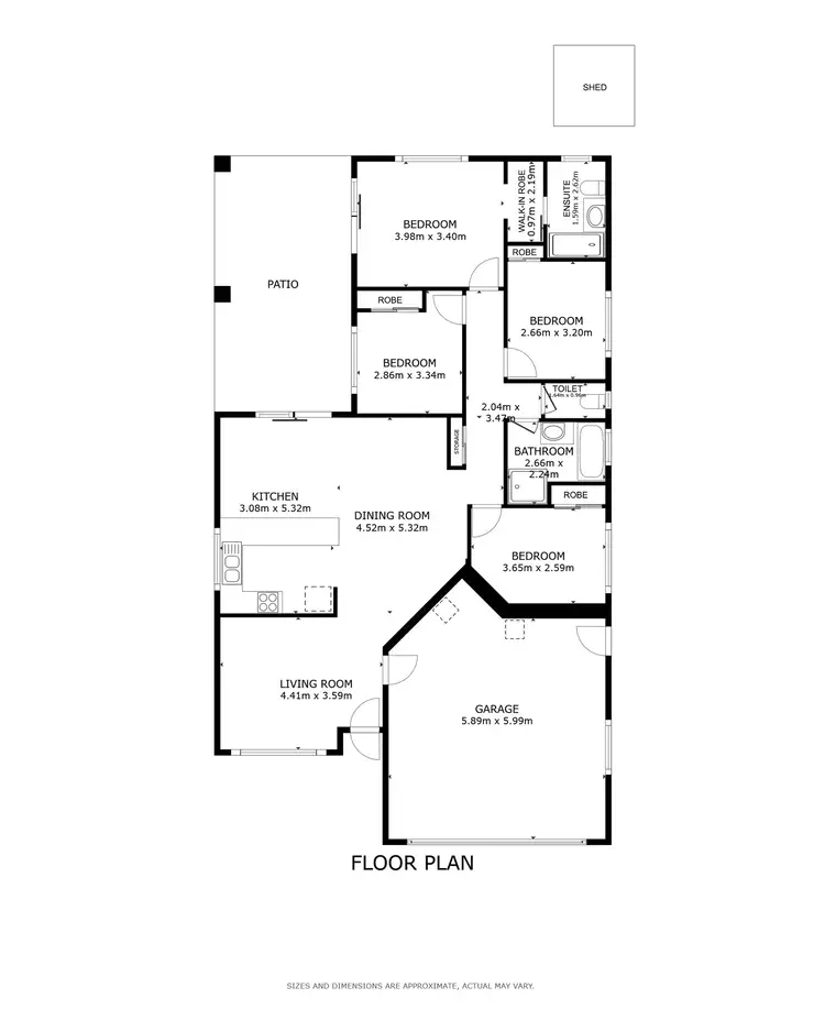 Floorplan of Homely house listing, 14 Allanton Link, Trinity Park QLD 4879
