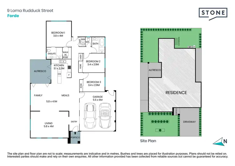 Floorplan of Homely house listing, 9 Loma Rudduck Street, Forde ACT 2914