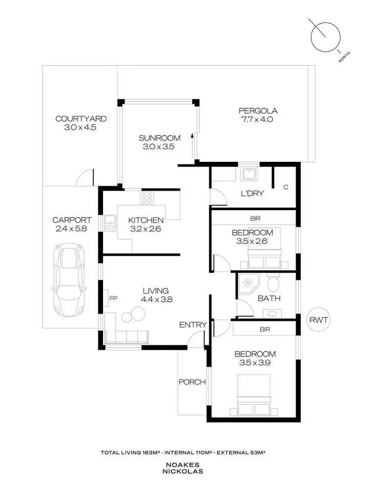 Floorplan of Homely house listing, 3/4 Wattle Avenue, Hove SA 5048