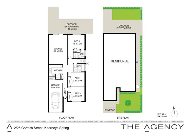 Floorplan of Homely unit listing, 2/25 Cortess Street, Kearneys Spring QLD 4350